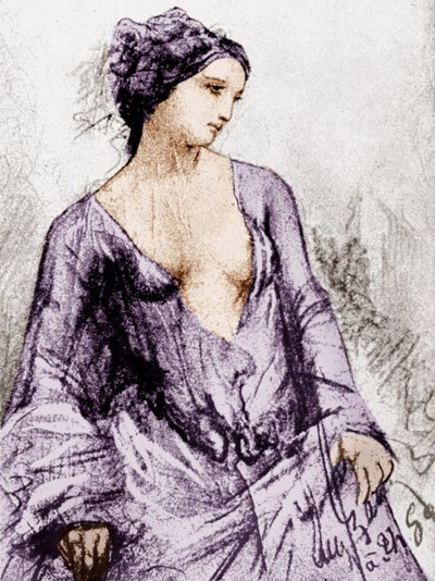 Portrait of Apollonie Sabatier, Baudelaire