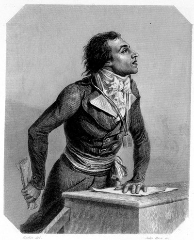 Portrait of Bertrand Barère de Vieuzac (1755-1841), French politician. In “L