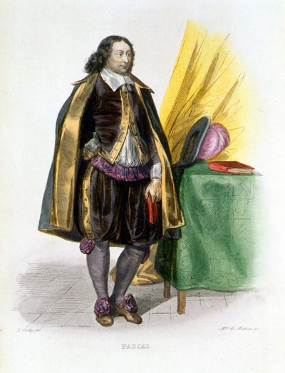 Portrait of Blaise Pascal - in 