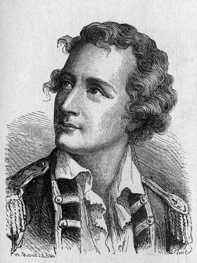 Portrait of Captain Lunardi, Italian aeronautic - in 