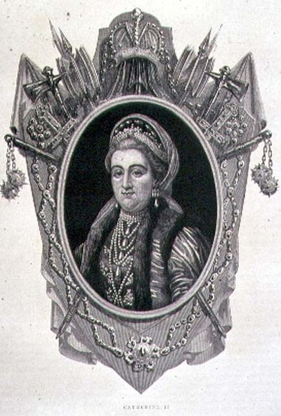 Portrait of Catherine II the Great by French School
