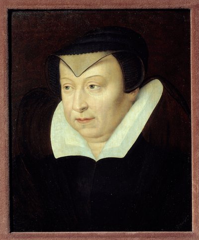 Portrait of Catherine de Medicis, Queen of France by French School