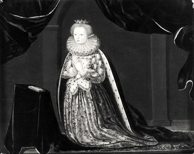 Portrait of Catherine of Cleves, Duchess of Guise by French School