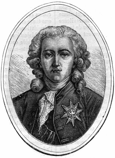 Portrait of Charles Alexandre de Calonne, French politician under Louis XVI (1734-1802), financial controller. Engraving in “Histoire des Papes-Rois-Queen and Empereurs a travers les centuries” by Maurice Lachatre by French School