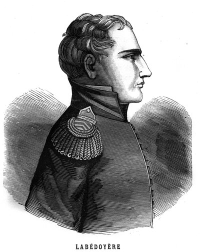 Portrait of Charles Angelique Francois Huchet de La Bedoyere by French School