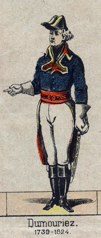 Portrait of Charles Francois Dumouriez, general-in-chief of the northern army in 1792 (Image of Epinal) by French School