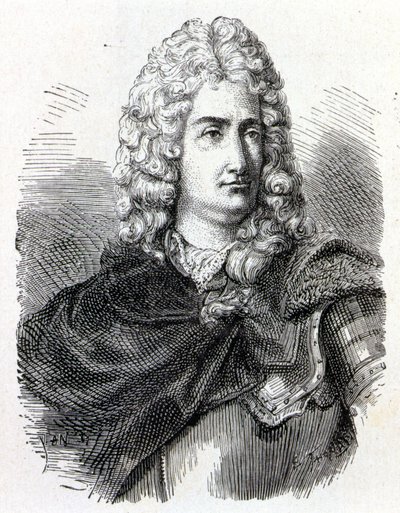 Portrait of Charles François Du Fay (1698 - 1739), French chemist and physicist - in Album of Science; illustrious scientists; Great discoveries 1896 by French School