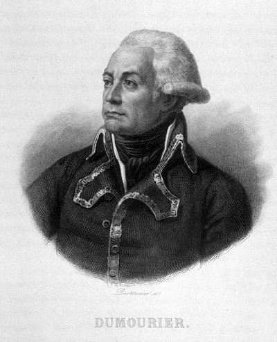 Portrait of Charles François Du Périer dit Dumouriez (1739 - 1823) French General - in French Revolution by Thiers. 19th century by French School