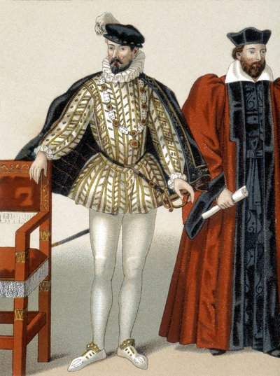 Portrait of Charles IX wearing the necklace of the Order of Saint Michael by French School