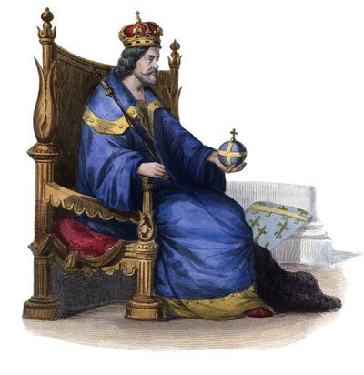 Portrait of Charles I of Naples (Charles of Anjou) (1227-1285), King of Sicily by French School