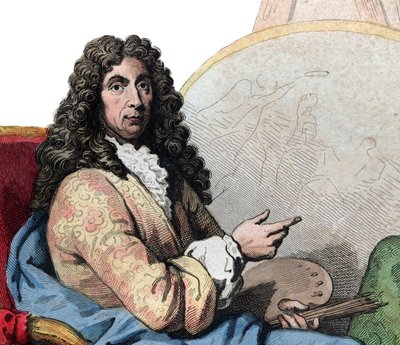 Portrait of Charles Lebrun, French painter and art theorist by French School