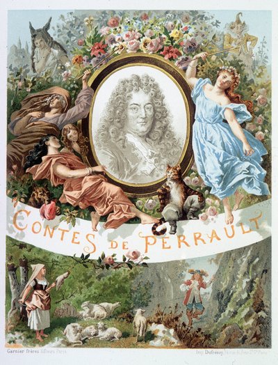 Portrait of Charles Perrault - Frontispiece of 