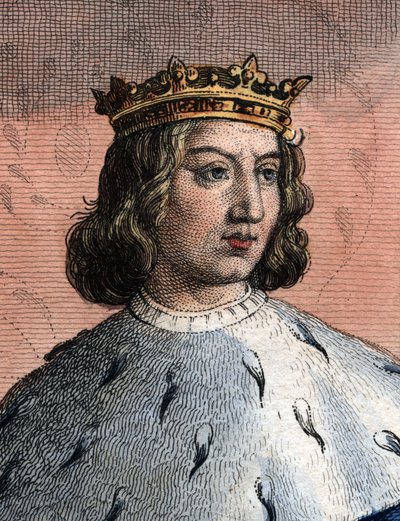 Portrait of Charles V of France, called the Wise (1338-1380), King of France by French School