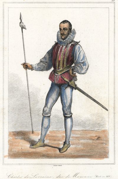 Portrait of Charles de Lorraine, Duke of Mayenne (1554 - 1611), French Prince by French School
