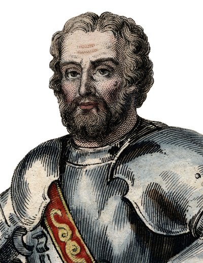 Portrait of Chevalier de Bayard, French soldier by French School
