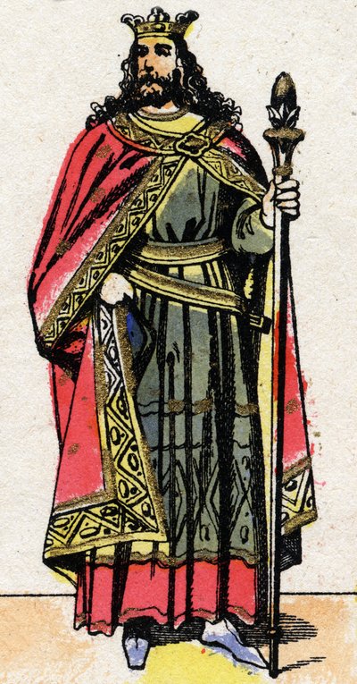 Portrait of Childebert II, King of Austrasia by French School