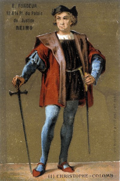 Portrait of Christopher Columbus by French School