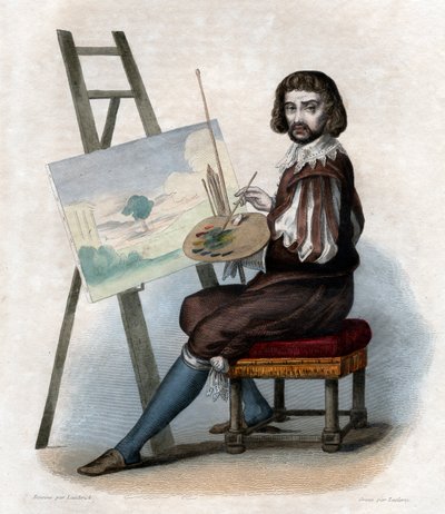 Portrait of Claude Gellee called Le Lorrain by French School