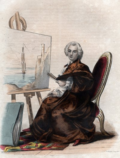Portrait of Claude Joseph Vernet by French School