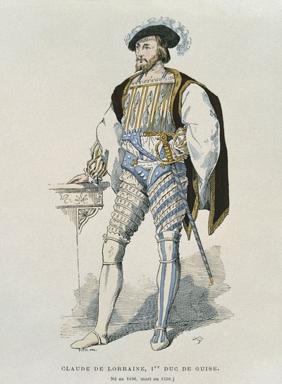 Portrait of Claude de Lorraine, Duc de Guise by French School