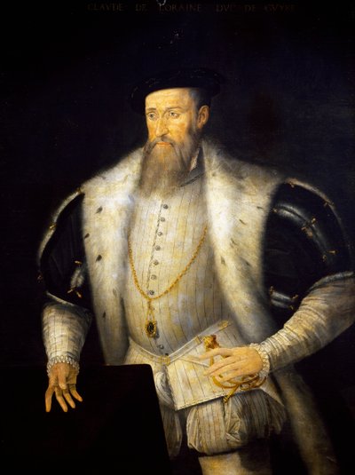 Portrait of Claudio I of Lorraine by French School