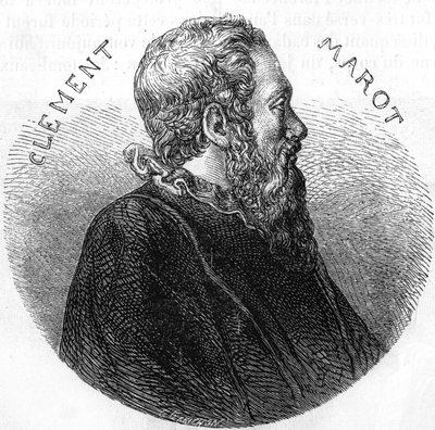 Portrait of Clement des Marets dit Marot, poet. In 