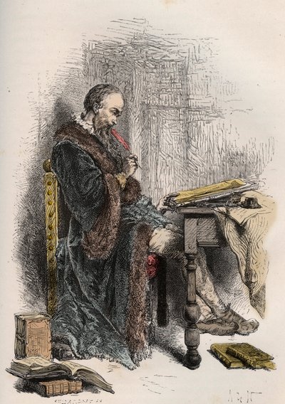 Portrait of Clement des Marets dit Marot by French School