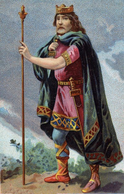 Portrait of Clotaire I, King of the Franks (511-561) by French School