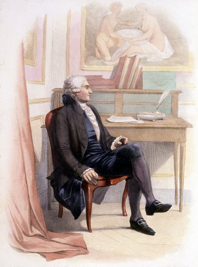 Portrait of Condorcet - in 