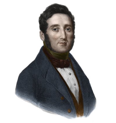 Portrait of Count Hippolyte Francois Jaubert (1798-1874), French politician and botanist. in 