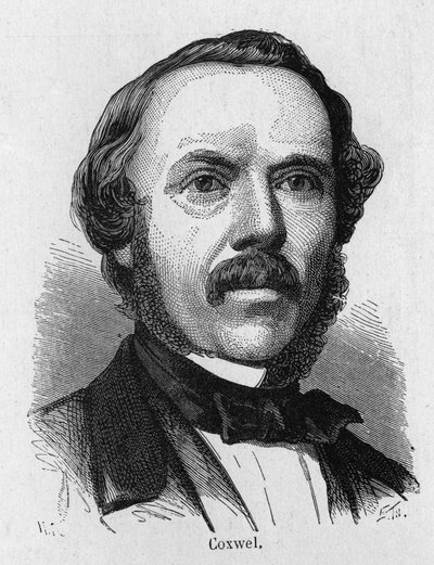 Portrait of Coxwel, British aeronaut - in Album of Science; illustrious scientists; Great discoveries 1896 by French School