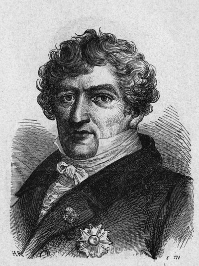 Portrait of Cuvier, French zoologist and paleontologist - in 