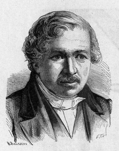 Portrait of Daguerre - in 