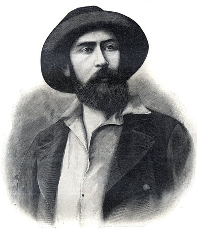 Portrait of Doctor Noel Eugene Ballay (1847-1902), French explorer and colonial administrator, the second governor general of French West Africa. Engraving 1902. Private collection. by French School