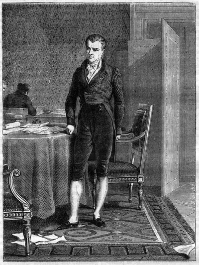 Portrait of Emmerich Joseph, Duke of Dalberg French-German statesman (1773-1833). Portrait of Emmerich Joseph Duke of Dalberg (1773-1833) German diplomat, and French politician. in Histoire de l