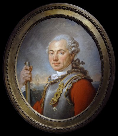 Portrait of Edmond Antoine Francois de Sadouvilliers de Billaud by French School