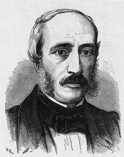 Portrait of Edmond Becquerel (1820 - 1891), French Physicist - in Album of Science; Illustrious Scientists; Great Discoveries 1896 by French School