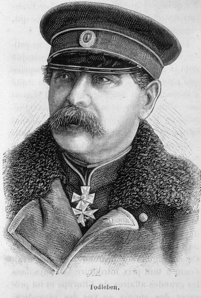 Portrait of Edouard Ivanovich Totleben by French School