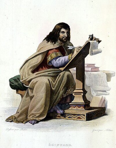 Portrait of Eginhard by French School
