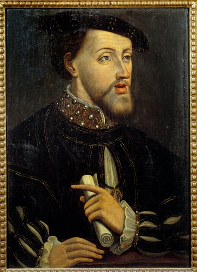 Portrait of Emperor Charles V by French School