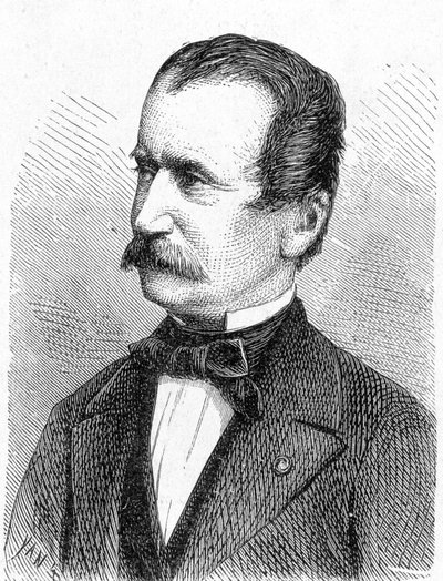 Portrait of Engerth, Austrian engineer - in Album of Science; illustrious scientists; Great discoveries 1896 by French School