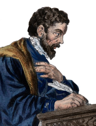 Portrait of Etienne Jodelle by French School