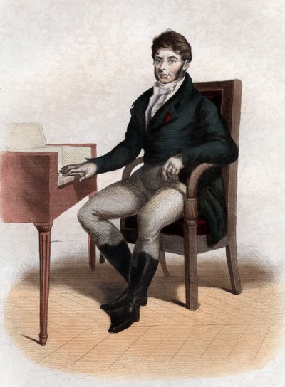 Portrait of Etienne Nicolas Mehul, French composer by French School