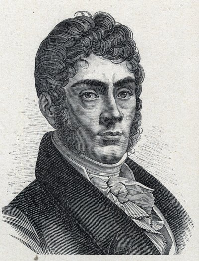 Portrait of Etienne Nicolas Mehul (1763-1817) French composer. Engraving from 1889. by French School