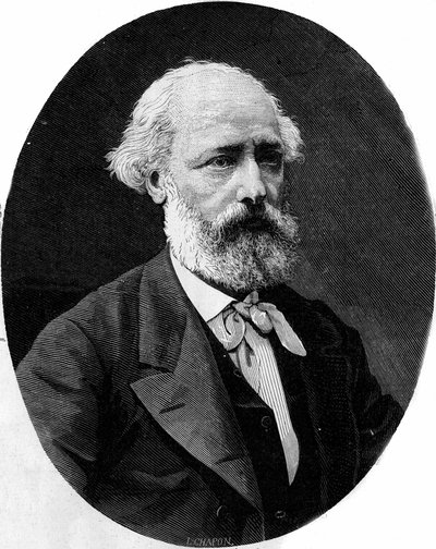 Portrait of Eugene Viollet-le-Duc by French School