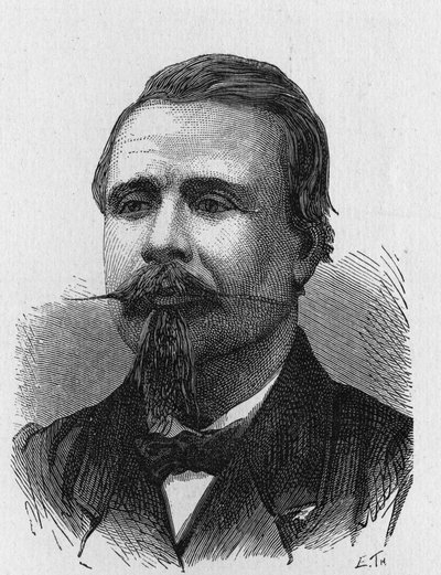 Portrait of Eugène Godard - in “Album of Science; illustrious scholars; Great discoveries” 1896 by French School
