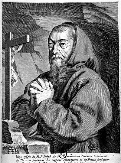 Portrait of Father Joseph, preacher of the Capuchins by French School