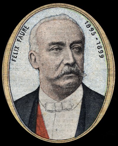 Portrait of Felix Faure, industrialist and politician, moderate Republican, he became President of the Republic from 1895 to 1899 by French School