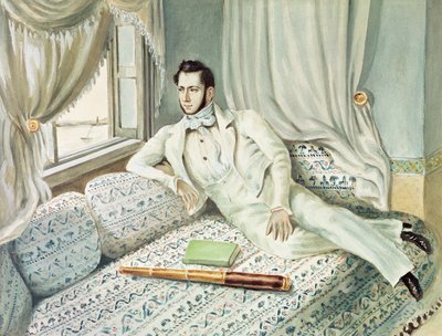 Portrait of Ferdinand de Lesseps at the time of his vice-consulship in Alexandria, c.1832 by French School