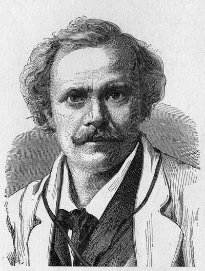 Portrait of Félix Nadar (1820 - 1910) - in Album of Science; Illustrious Scholars; Great Discoveries 1896 by French School